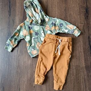 Kids Tan Jogger Pants